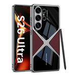 Custodia per telefono antiurto a velocità supersonica galvanica in pelle GKK, For Samsung Galaxy S26 Ultra 5G, For Samsung Galaxy S25 Ultra 5G, For Samsung Galaxy S24 Ultra, For Samsung Galaxy S23 Ultra