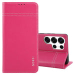 Custodia per telefono in pelle con chiusura orizzontale a grana fine GEBEI, For Galaxy S26+ 5G, For Galaxy S26 Ultra 5G, For Galaxy S26 5G, For Galaxy S25 5G, For Galaxy S25+ 5G, For Galaxy S25 Ultra 5G