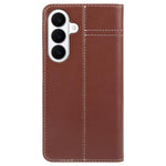 Custodia per telefono in pelle con chiusura orizzontale a grana fine GEBEI, For Galaxy S26+ 5G, For Galaxy S26 Ultra 5G, For Galaxy S26 5G, For Galaxy S25 5G, For Galaxy S25+ 5G, For Galaxy S25 Ultra 5G
