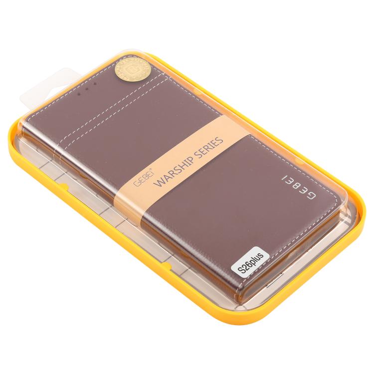 Custodia per telefono in pelle con chiusura orizzontale a grana fine GEBEI, For Galaxy S26+ 5G, For Galaxy S26 Ultra 5G, For Galaxy S26 5G, For Galaxy S25 5G, For Galaxy S25+ 5G, For Galaxy S25 Ultra 5G