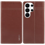 Custodia per telefono in pelle con chiusura orizzontale a grana fine GEBEI, For Galaxy S26+ 5G, For Galaxy S26 Ultra 5G, For Galaxy S26 5G, For Galaxy S25 5G, For Galaxy S25+ 5G, For Galaxy S25 Ultra 5G