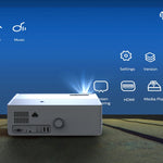 Proiettore LED portatile D4000 1080P HD WiFi