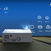 Proiettore LED portatile domestico D4000 1080P HD WiFi Versione con lo stesso schermo, Same Screen Version