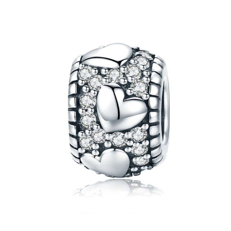 Accessori per collana braccialetto fai-da-te con perline Shine My Heart in argento sterling S925