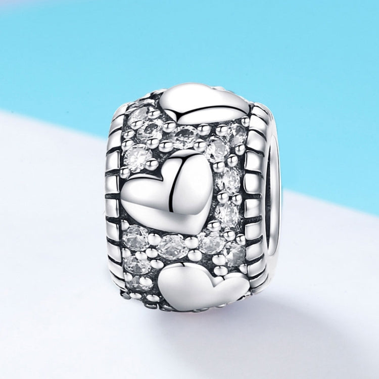 Accessori per collana braccialetto fai-da-te con perline Shine My Heart in argento sterling S925