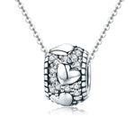 Accessori per collana braccialetto fai-da-te con perline Shine My Heart in argento sterling S925