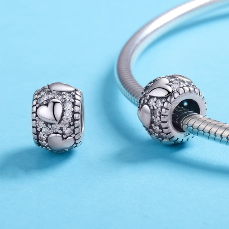 Accessori per collana braccialetto fai-da-te con perline Shine My Heart in argento sterling S925