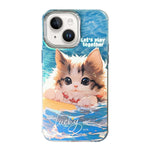 Custodia per telefono antiurto a copertura totale con motivo a radiazioni, For iPhone 15, For iPhone 14