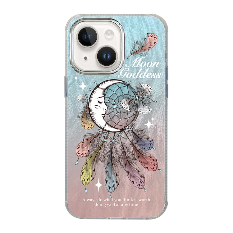 Custodia per telefono antiurto a copertura totale con motivo a radiazioni, For iPhone 13, For iPhone 12