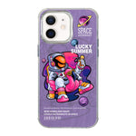 Custodia per telefono antiurto a copertura totale con motivo a radiazioni, For iPhone 13, For iPhone 12
