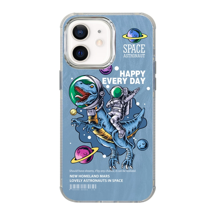 Custodia per telefono antiurto a copertura totale con motivo a radiazioni, For iPhone 13, For iPhone 12