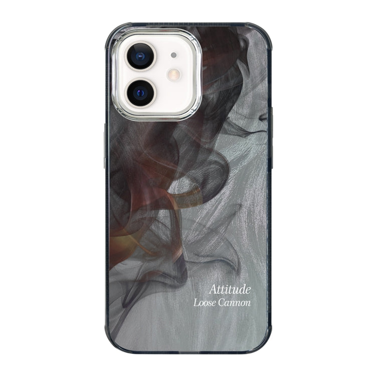 Custodia per telefono antiurto a copertura totale con motivo a radiazioni, For iPhone 13, For iPhone 12