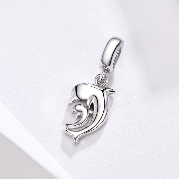 Accessori per collana braccialetto fai-da-te con ciondolo delfino in argento sterling S925
