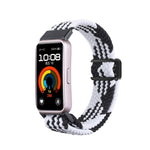 Cinturino per orologio intrecciato in nylon con fibbia magnetica, For Huawei Band 10 / 9 / 8