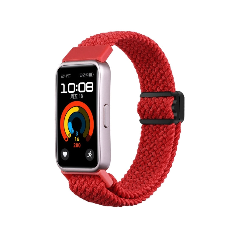 Cinturino per orologio intrecciato in nylon con fibbia magnetica, For Huawei Band 10 / 9 / 8