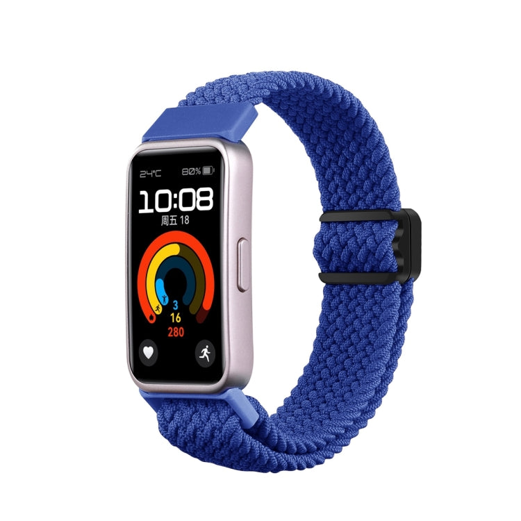 Cinturino per orologio intrecciato in nylon con fibbia magnetica, For Huawei Band 10 / 9 / 8