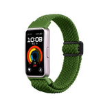 Cinturino per orologio intrecciato in nylon con fibbia magnetica, For Huawei Band 10 / 9 / 8