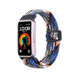 Cinturino per orologio intrecciato in nylon con fibbia magnetica, For Huawei Band 10 / 9 / 8