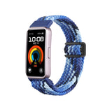 Cinturino per orologio intrecciato in nylon con fibbia magnetica, For Huawei Band 10 / 9 / 8