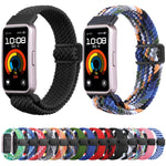 Cinturino per orologio intrecciato in nylon con fibbia magnetica, For Huawei Band 10 / 9 / 8