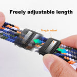 Cinturino per orologio intrecciato in nylon con fibbia magnetica, For Huawei Band 10 / 9 / 8