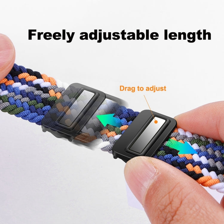 Cinturino per orologio intrecciato in nylon con fibbia magnetica, For Huawei Band 10 / 9 / 8