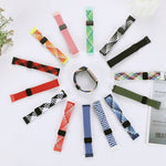 Cinturino per orologio intrecciato in nylon con fibbia magnetica, For Huawei Band 10 / 9 / 8