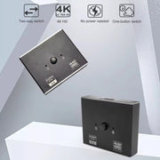 Switcher HDMI bidirezionale OZ 4K 60Hz 2 in 1 uscita, 4K 60Hz