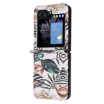 Custodia per telefono antiurto PU + PC con disegno colorato, For Samsung Galaxy Z Flip6 / Flip7 FE, For Samsung Galaxy Z Flip5