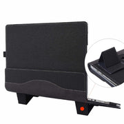 Custodia in pelle per laptop con struttura in tessuto con funzione di supporto, For Microsoft Surface Book 3 / 2 / 1 13.5 inch, For Microsoft Surface Book 3 / 2 15 inch, For Microsoft Surface Book 2 13.5 inch, For Microsoft Surface Book 2 15 inch      ...