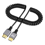 Cavo a molla HDMI 0,5-2,4 m Type-A a Type-A/C/D