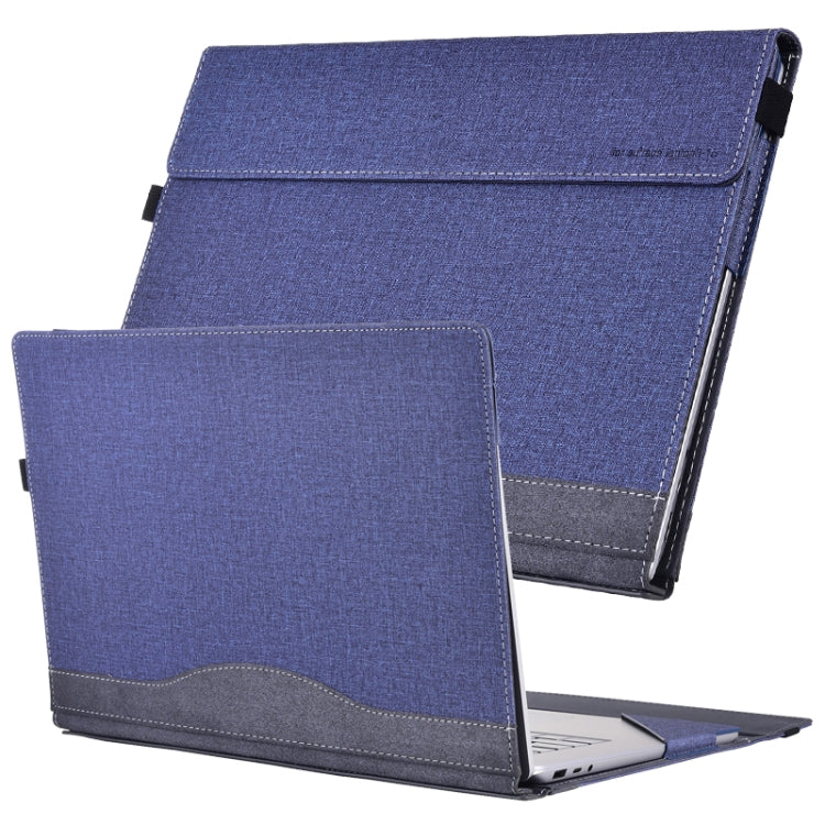 Custodia protettiva in pelle per laptop con texture in tessuto, For Lenovo ThinkPad X1 Yoga Gen 6, For Lenovo ThinkPad X1 Yoga Gen 7 14 inch, For Lenovo ThinkPad X1 Carbon Gen 8, For Lenovo ThinkPad X1 Carbon Gen 7, For Lenovo ThinkPad X1 Carbon 14 Gen...