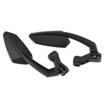 Set di specchietti retrovisori modificati per moto da 2 pezzi per Honda/Kawasaki/Suzuki/Yamaha, MB-MR024-BK