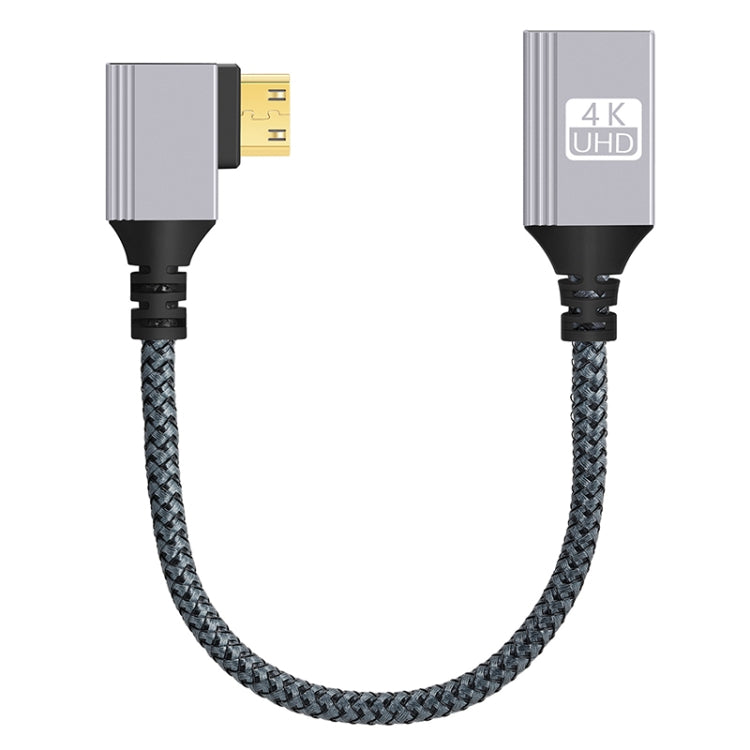 Cavo adattatore dati video HD da mini HDTV a HDTV con testa ad angolo retto per fotocamera DSLR