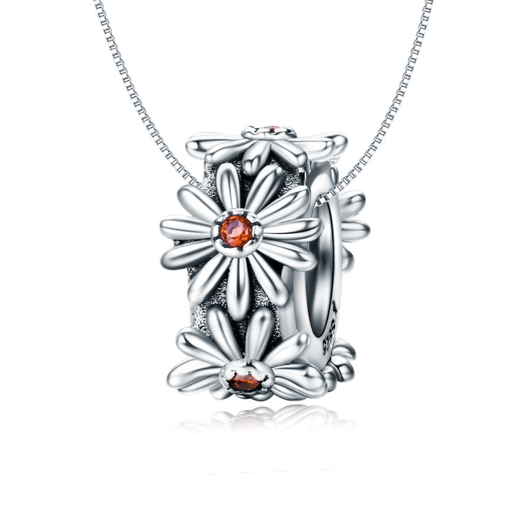 Accessori per collana braccialetto fai da te con perline ghirlanda margherita in argento sterling S925