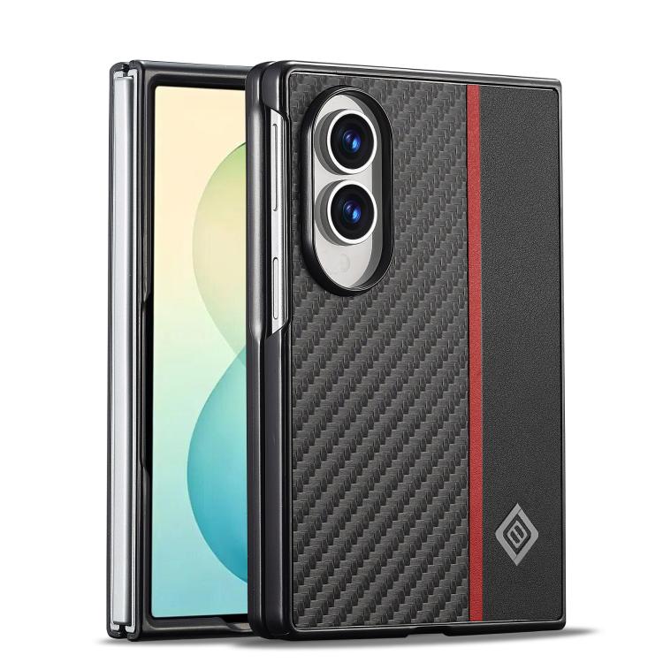 LC.IMEEKE Custodia per telefono antiurto con struttura in fibra di carbonio 3 in 1, For Galaxy Z Fold8 5G, For Galaxy Z Fold8 Ultra 5G, For Galaxy Z Flip8 5G, For Samsung Galaxy Z Flip6 / Flip7 FE, For Samsung Galaxy Z Fold7 5G                         ...