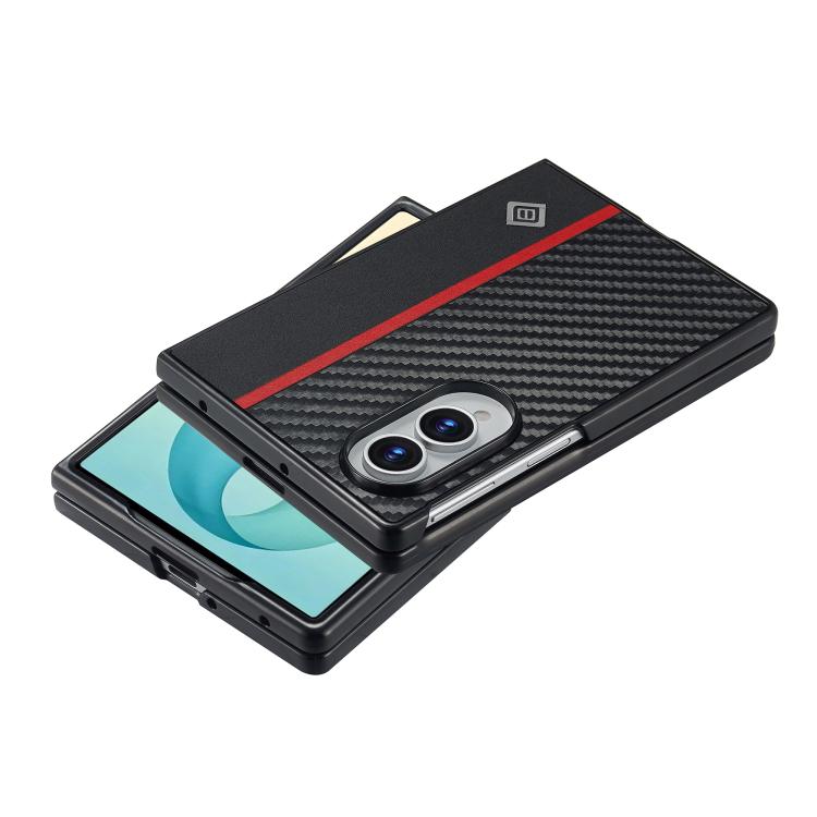 LC.IMEEKE Custodia per telefono antiurto con struttura in fibra di carbonio 3 in 1, For Galaxy Z Fold8 5G, For Galaxy Z Fold8 Ultra 5G, For Galaxy Z Flip8 5G, For Samsung Galaxy Z Flip6 / Flip7 FE, For Samsung Galaxy Z Fold7 5G                         ...