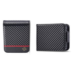 Custodia per telefono in pelle LC.IMEEKE in fibra di carbonio, For Galaxy Z Fold8 5G, For Galaxy Z Fold8 Ultra 5G, For Galaxy Z Flip8 5G, For Samsung Galaxy Z Flip6 / Flip7 FE, For Samsung Galaxy Z Fold7 5G, For Samsung Galaxy Z Flip7 5G               ...