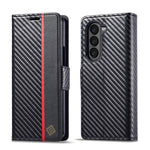 Custodia per telefono in pelle LC.IMEEKE in fibra di carbonio, For Galaxy Z Fold8 5G, For Galaxy Z Fold8 Ultra 5G, For Galaxy Z Flip8 5G, For Samsung Galaxy Z Flip6 / Flip7 FE, For Samsung Galaxy Z Fold7 5G, For Samsung Galaxy Z Flip7 5G               ...
