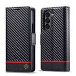 Custodia per telefono in pelle LC.IMEEKE in fibra di carbonio, For Galaxy Z Fold8 5G, For Galaxy Z Fold8 Ultra 5G, For Galaxy Z Flip8 5G, For Samsung Galaxy Z Flip6 / Flip7 FE, For Samsung Galaxy Z Fold7 5G, For Samsung Galaxy Z Flip7 5G               ...