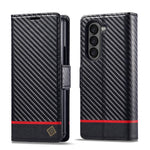 Custodia per telefono in pelle LC.IMEEKE in fibra di carbonio, For Galaxy Z Fold8 5G, For Galaxy Z Fold8 Ultra 5G, For Galaxy Z Flip8 5G, For Samsung Galaxy Z Flip6 / Flip7 FE, For Samsung Galaxy Z Fold7 5G, For Samsung Galaxy Z Flip7 5G               ...
