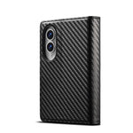 Custodia per telefono in pelle LC.IMEEKE in fibra di carbonio, For Galaxy Z Fold8 5G, For Galaxy Z Fold8 Ultra 5G, For Galaxy Z Flip8 5G, For Samsung Galaxy Z Flip6 / Flip7 FE, For Samsung Galaxy Z Fold7 5G, For Samsung Galaxy Z Flip7 5G               ...