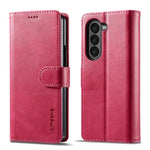 Custodia per telefono in pelle texture vitello LC.IMEEKE, For Samsung Galaxy Z Fold7 5G, For Samsung Galaxy Z Flip7 5G, For Samsung Galaxy Z Fold6 5G