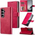 Custodia per telefono in pelle texture vitello LC.IMEEKE, For Samsung Galaxy Z Fold7 5G, For Samsung Galaxy Z Flip7 5G, For Samsung Galaxy Z Fold6 5G
