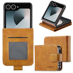 Custodia per telefono in pelle texture vitello LC.IMEEKE, For Galaxy Z Fold8 5G, For Galaxy Z Fold8 Ultra 5G, For Galaxy Z Flip8 5G, For Samsung Galaxy Z Flip6 / Flip7 FE