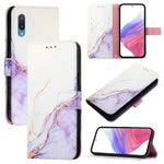 Custodia per telefono in pelle flip con motivo marmo PT003, For Samsung Galaxy A02 / M02, For Samsung Galaxy A02s 164mm, For Samsung Galaxy A10s / M01s, For Samsung Galaxy Note20 Ultra