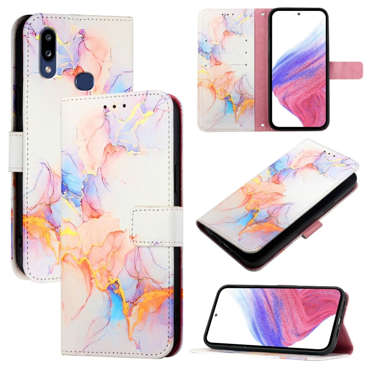 Custodia per telefono in pelle flip con motivo marmo PT003, For Samsung Galaxy A02 / M02, For Samsung Galaxy A02s 164mm, For Samsung Galaxy A10s / M01s, For Samsung Galaxy Note20 Ultra