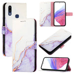 Custodia per telefono in pelle flip con motivo marmo PT003, For Samsung Galaxy A02 / M02, For Samsung Galaxy A02s 164mm, For Samsung Galaxy A10s / M01s, For Samsung Galaxy Note20 Ultra