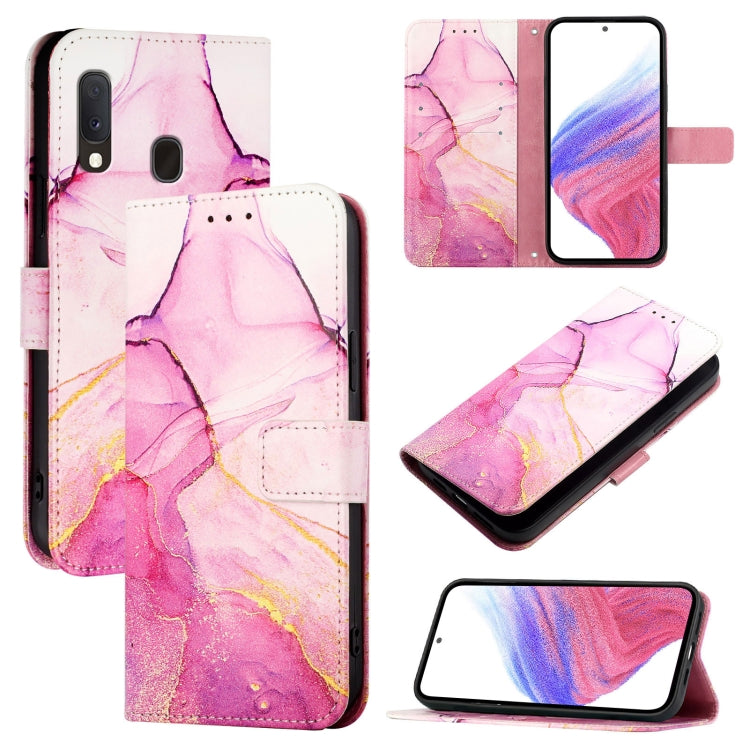 Custodia per telefono in pelle flip con motivo marmo PT003, For Samsung Samsung Galaxy Note10, For Samsung Galaxy Note10+, For Samsung Galaxy A20e / A10e, For Samsung Galaxy A40