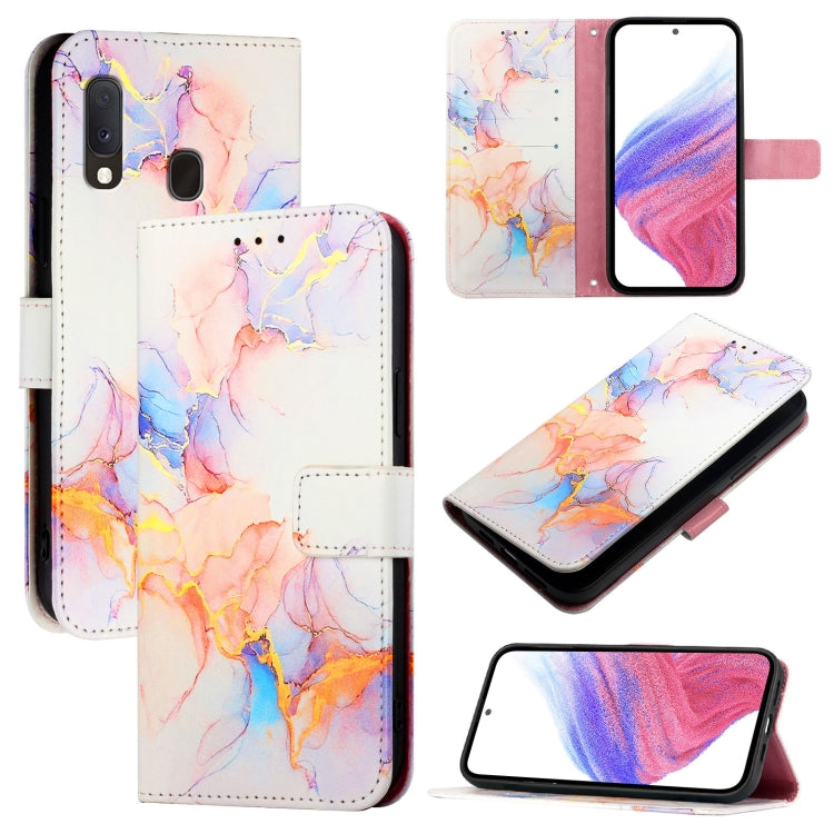 Custodia per telefono in pelle flip con motivo marmo PT003, For Samsung Samsung Galaxy Note10, For Samsung Galaxy Note10+, For Samsung Galaxy A20e / A10e, For Samsung Galaxy A40